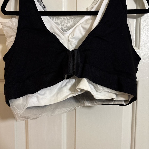 Breezies Black Lace Bralette - Picture 2 of 3